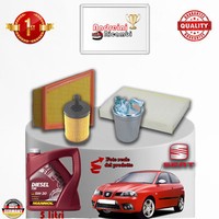 Wartungsset Filter + ÖL Seat Ibiza IV 1.9 TDI 74KW 100PS Von 2006 Bis 2009