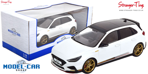 Model Car Group Hyundai i30 N Met. White 2021 1/18 - Picture 1 of 4