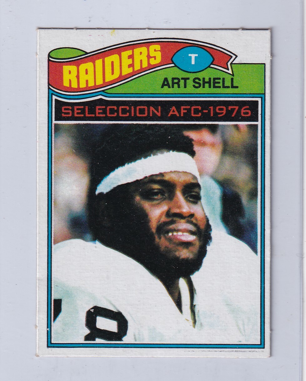1977 Topps Mexican  # 270  ART SHELL  Raiders  Princess Ann    ngs