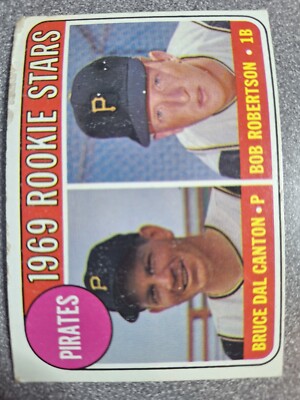 1969 Topps - 1969 Rookie Stars #468 Robertson,  Dal Canton (RC) a450