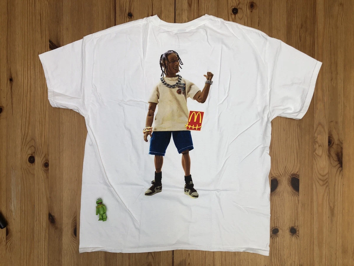 Brand New Travis Scott X McDonalds Action Figure Series T Shirt