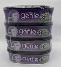 4 Pack Litter Genie Cat Litter Disposal System REFILL CARTRIDGES 14 Ft Each