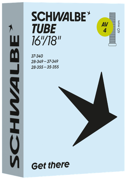 "Fahrradschlauch Schwalbe AV4 16\"/18\" 28/37-340/355 - 40Mm Ventil"-image