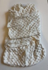 Halo SleepSack Swaddle Newborn 0-3 Months 6-12 lbs TOG 3.0 Cream Color Dot