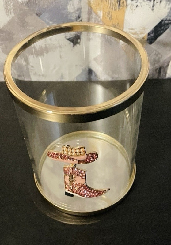 Western Cowboy Boot & Hat Brush Holder