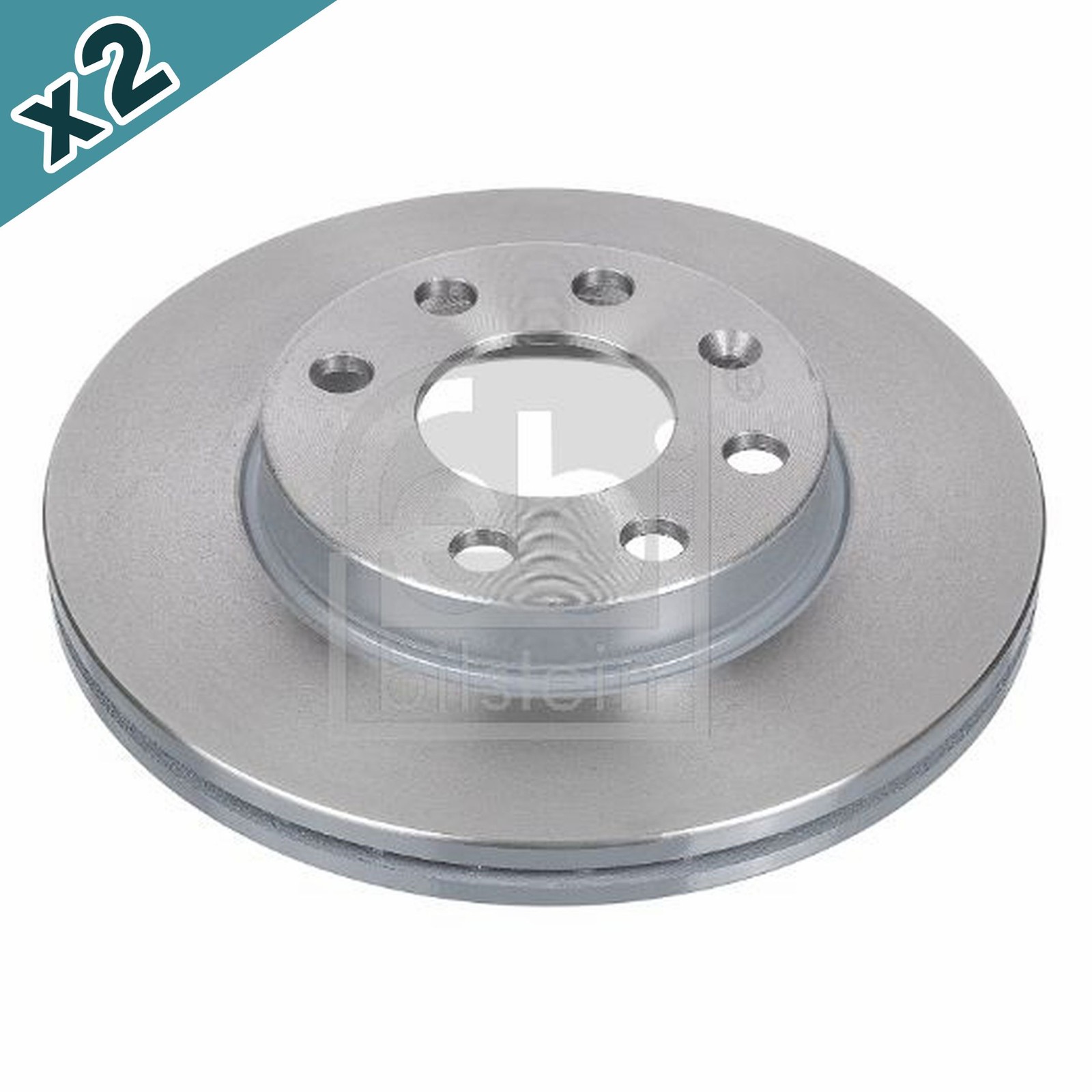 FEBI BILSTEIN 02806 Brake Disc Front Fits Bedford Astra Van Daewoo Opel Vauxhall
