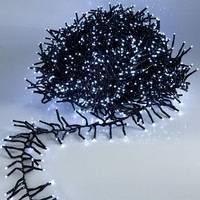 BüSchel Lichterkette Kalt Weiß - 22M / 3000 LED - Deko Cluster Beleuchtung AußEn