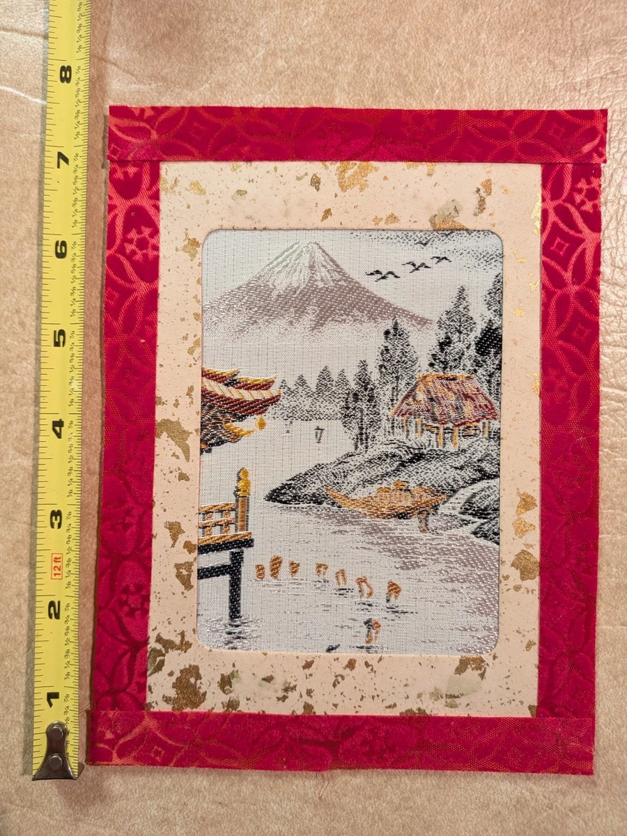Silk & Fabric Multi-Color Antique Original Japanese Antiques for