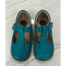 Livie Luca Opry T-Strap Mary Jane Turquoise NWOT Girls Toddler 12 Adorable