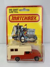 Vintage 1980 Matchbox Ford Camper Truck 38 Red White Htf