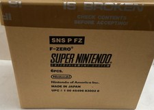 Case of 6 Nintendo SNES F-Zero -New in Sealed Box [Players Choice Version]