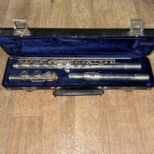 W.T. Armstrong  104 Elkhart Ind Flute With Case