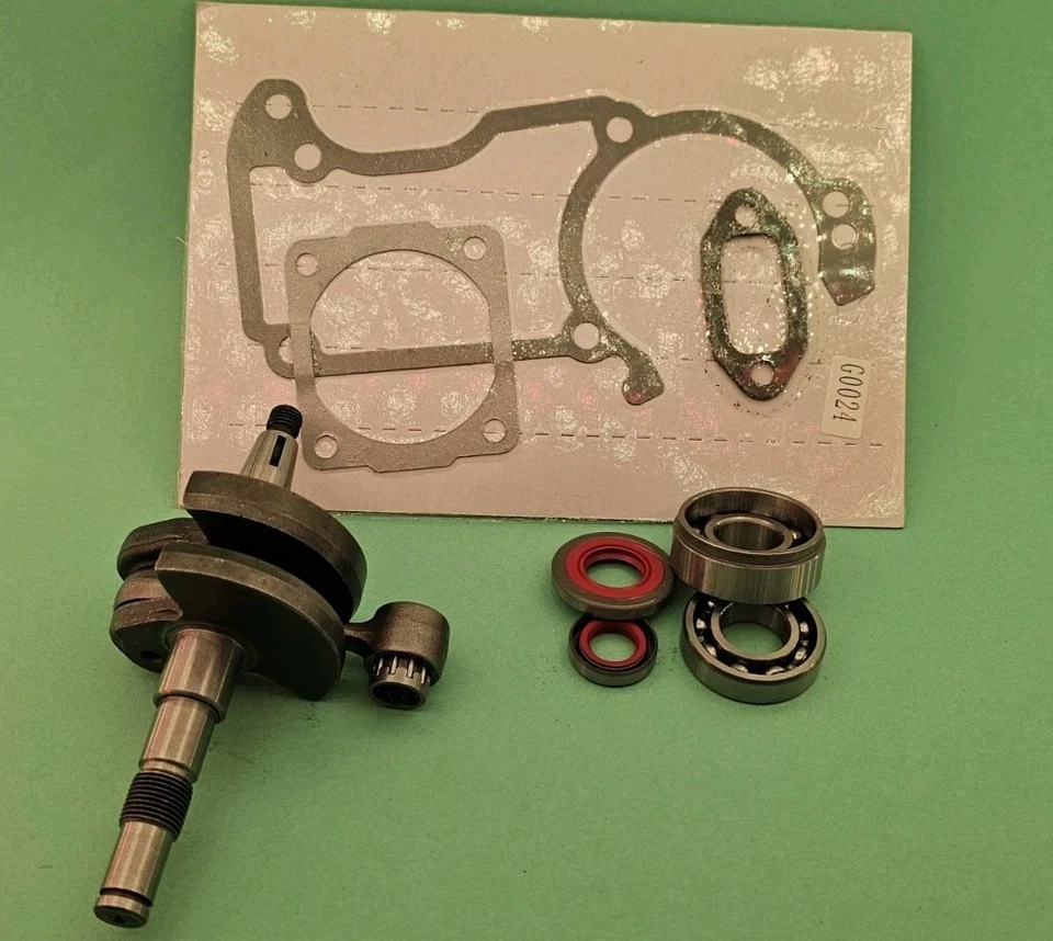Kurbelwelle, Nadellager, Lager, Dichtungssatz für Stihl 024, 026, MS 240, MS260