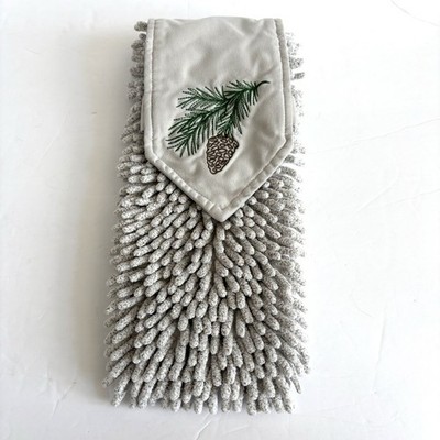 New Norwex Oatmeal Chenille Hand Towel with BacLock