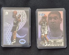 Tim Duncan 1998-99 -00 San Antonio Spurs Card Lot (2)