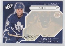 2003-04 SPx Lasting Impressions 121/750 Tie Domi #125 0f8