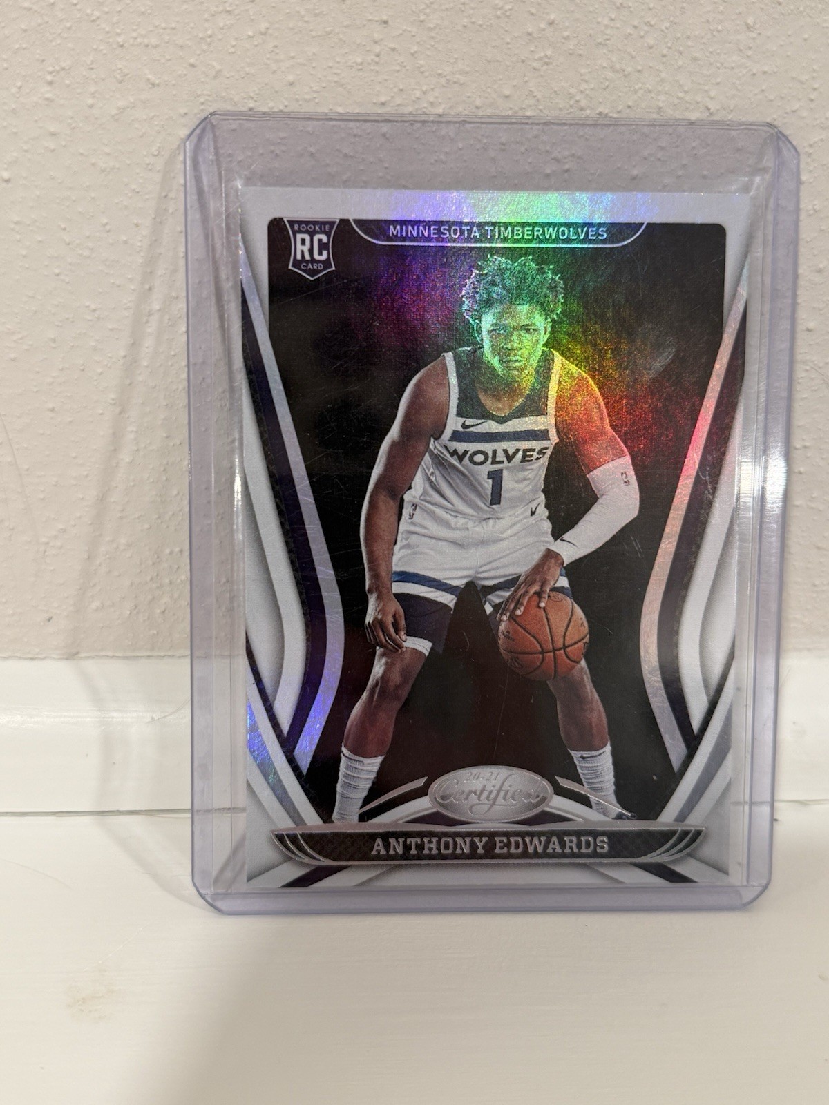 2020-21 Panini Certified Anthony Edwards RC #200 Silver Holofoil Rookie