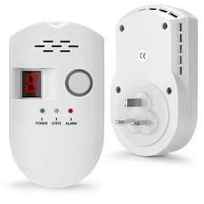 Natural Gas Detector Plug in Propane Natural Gas Leak Detector for Home Kitchen