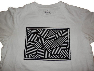 Uniqlo SPRZ NY Sol Lewitt MoMA Special Ed Mens Small Shirt w/ Raised Velour