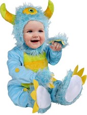 Rubies Childs Forum Monster Costume Jumpsuit And Hood As Shown 6-12 Months
