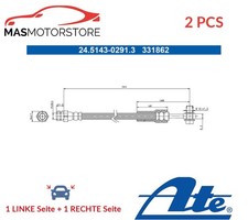 BREMSSCHLAUCH BREMSLEITUNG PAAR ATE 245143-02913 2PCS A FÜR SEAT LEON ST,LEON