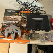 Pacchetto console Nintendo 64 2 controller, cavi, Mario Kart 64, Zelda