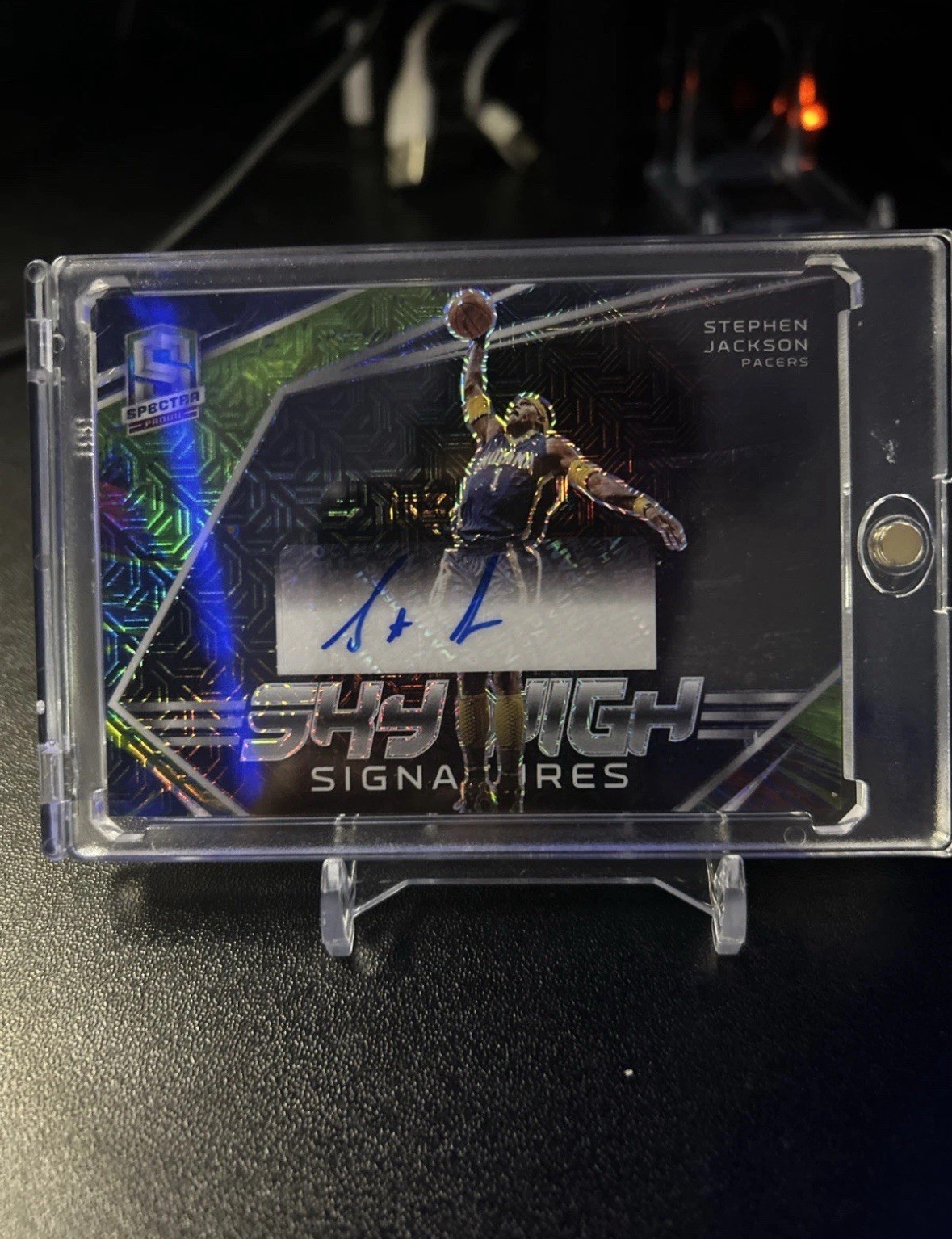 2022-23 Panini Spectra Sky High Signatures Stephen Jackson #SKY-SJS /25