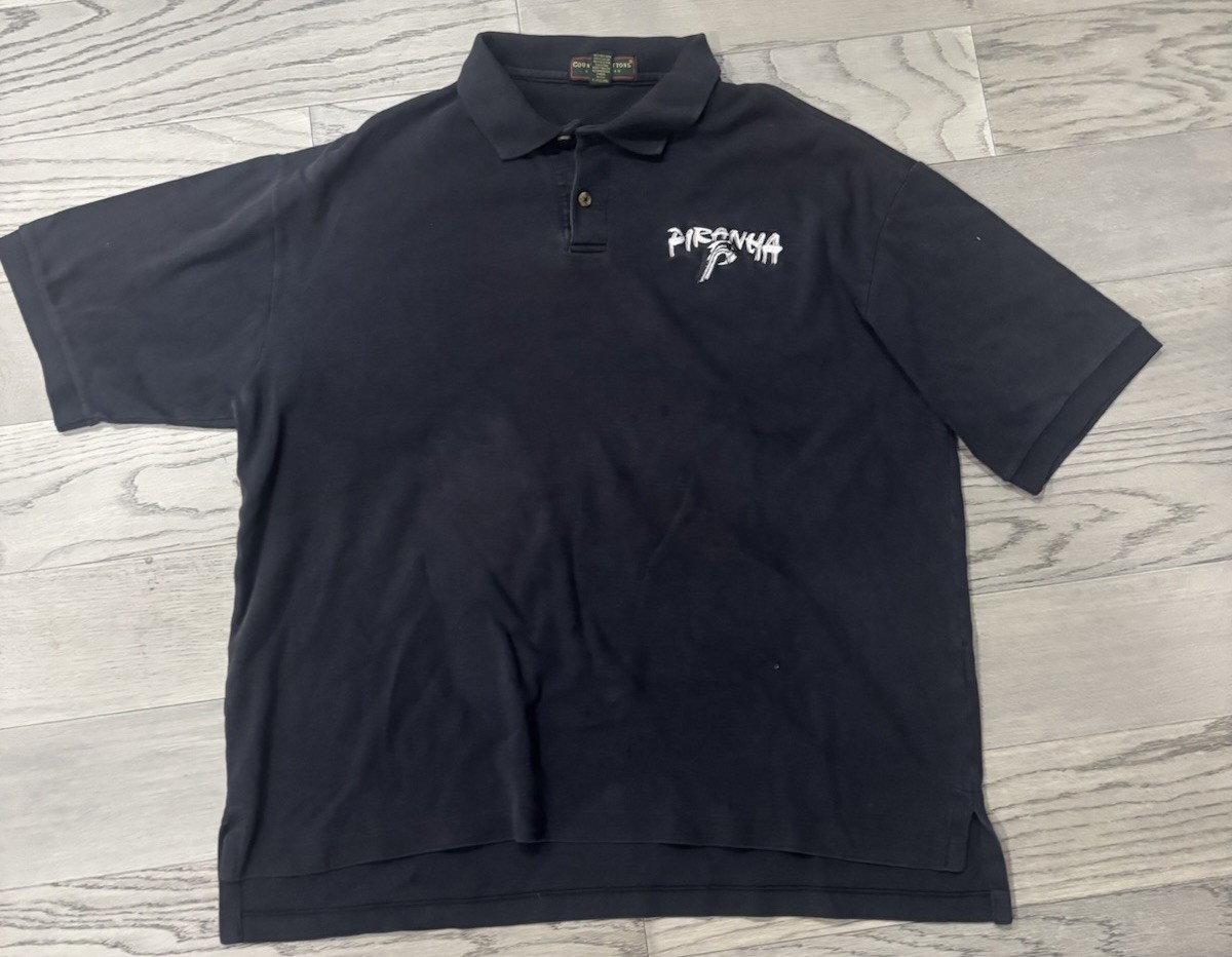 'Piranha' Adult Polo Shirt / T-Shirt Xl