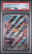Pikachu 173/165 Illustrazione Rara 151 Pokemon PSA 9