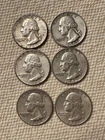 lot 1960, 1961 1961, 1961, 1961, 1962 Silver Quarters