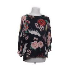 KappAhl, Bluse, Größe: 44, Blau/Mehrfarbig, Viskose, Blumen, Damen #Iwm