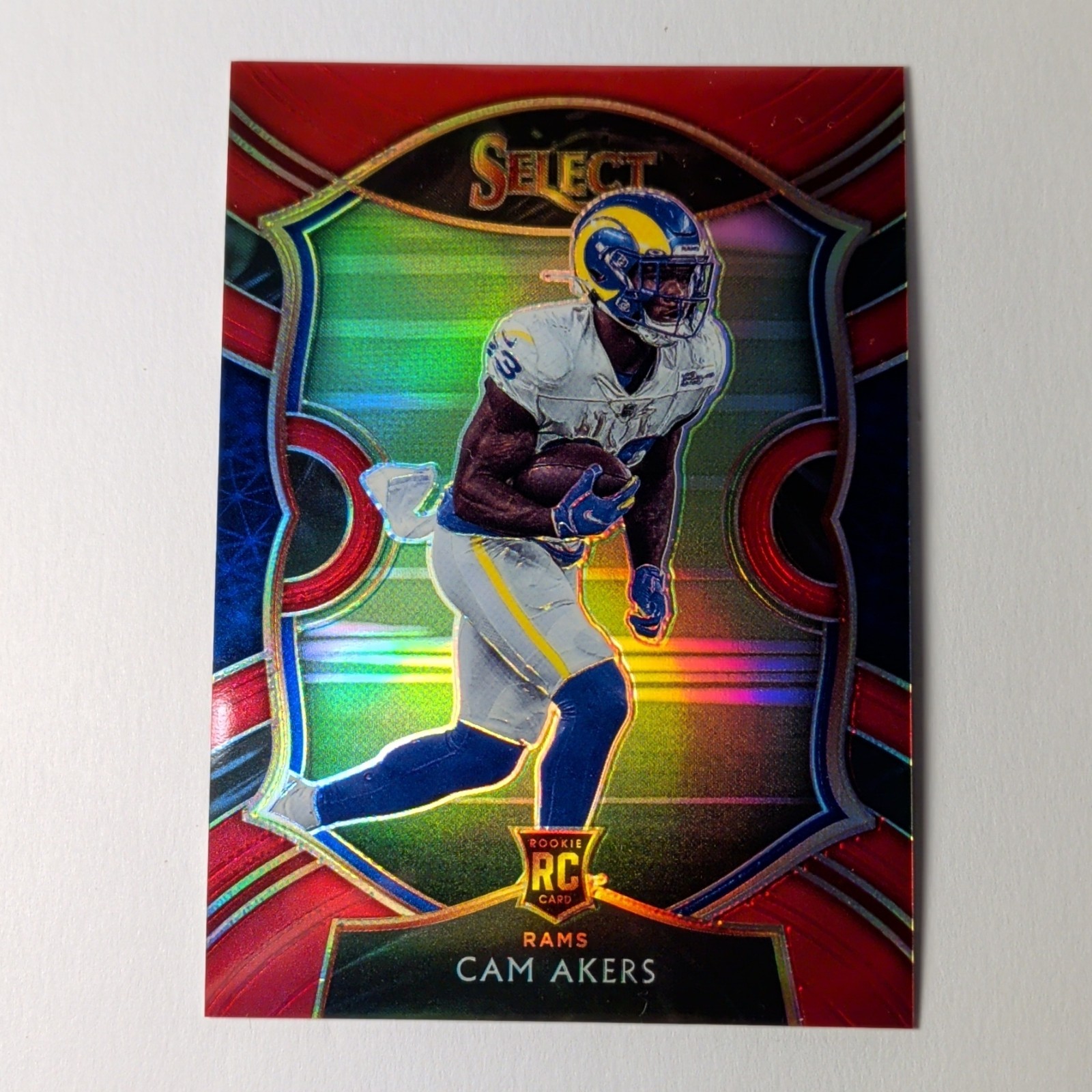 Panini 2020 Select Red Prizm Cam Akers Rams Rookie #55 /99