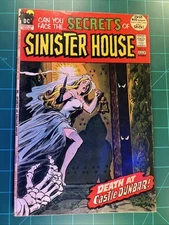 SECRETS OF SINITER HOUSE #5 1972 NICK CARDY MARRON SALADINO DC COMIC