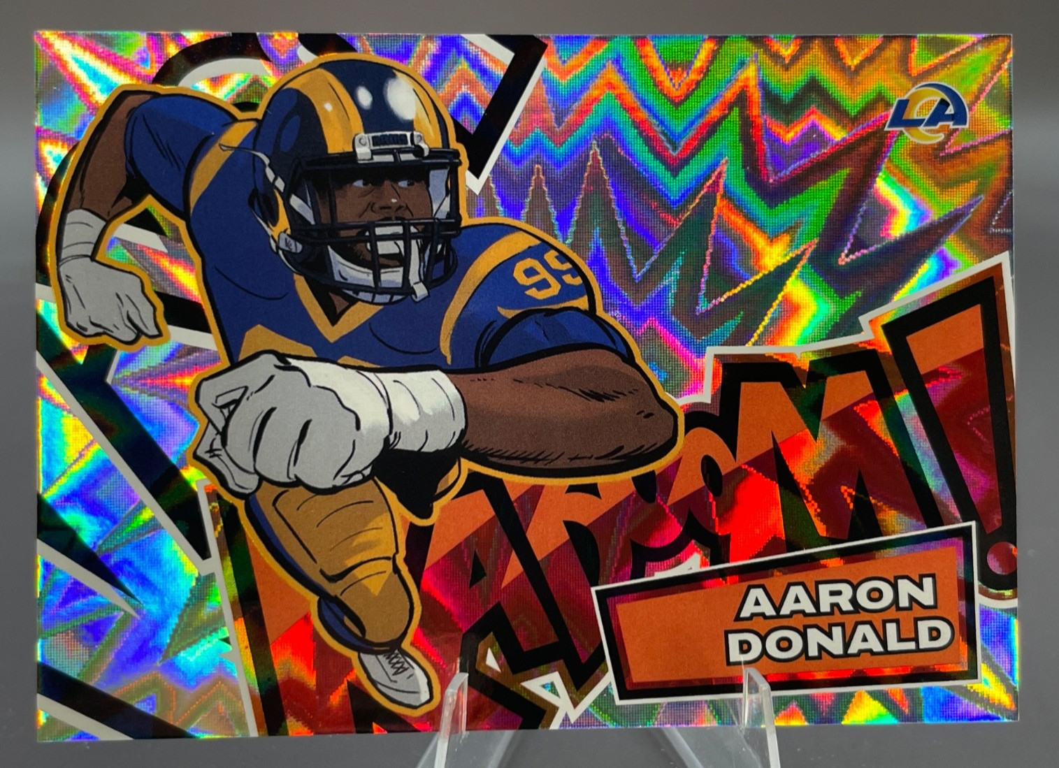 AARON DONALD #24 KABOOM! Horizontal Insert SSP 2025 Panini Absolute RAMS