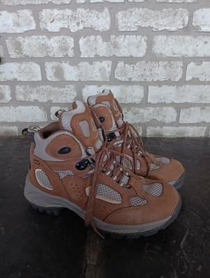 Vasque Women's Size 8.5 M Gore-Tex Leather Ankle Hiking Boots Brown 7477 FLAW