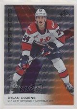 2019-20 Upper Deck SP Game Used CHL Edition Orange 96/199 Dylan Cozens #16 03vp