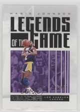 2020-21 Panini NBA Hoops Legends of the Game 625/699 Magic Johnson #11 HOF 0e0