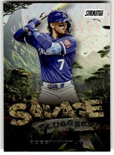 2025 Stadium Club #SS-6 Bobby Witt Jr. Savage Sluggers Kansas City Royals