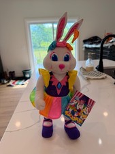 VTG Lisa Frank 1998 Ballerina Bunny 24K Special Effects Poseable Plush Rare READ