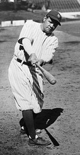 Babe Ruth Baseball Player In A Typical Batting Stance 1920 Old Baseball Photo