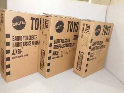 Barbie: NRFB 2025 Barbie Basics You Create Neutals Sets 1 2 3 Made To Move!