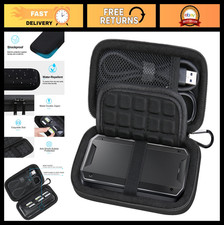 Shockproof Hard Drive Case for 1TB 2TB 4TB USB-C SSDs - Water-Resistant Travel B