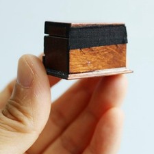 Dollhosue Mini Needlework Box 1:12 Scale Furniture Life Scene Model Toy