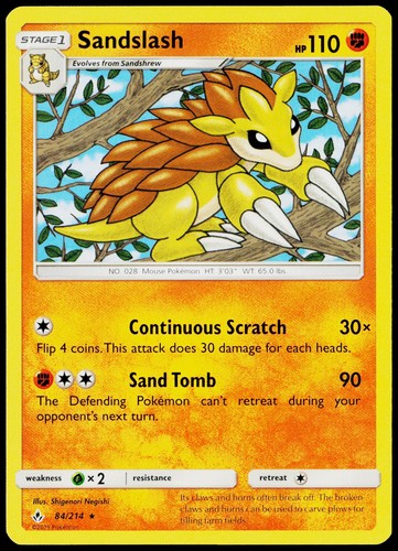 Sandslash 84/214 SM - Unbroken Bonds LP