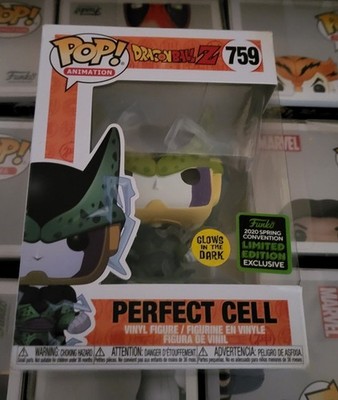 Dragon Ball Z Funko Pop! Perfect Cell #759 2020 Spring Convention + Protector