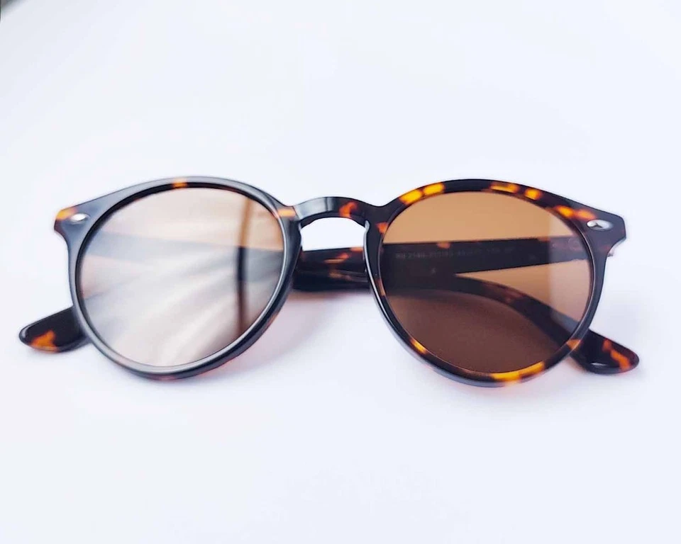 Gafas de sol Ray-Ban RB2180 pulidas marco habanero claro lentes marrones 49 mm unisex Foto 2 de 4