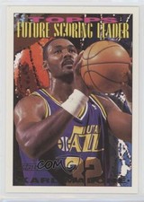 1993-94 Topps Scoring Leader Gold Karl Malone #389 HOF ff8