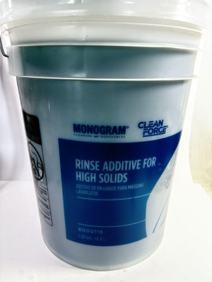 #ad #ad 5 Gallon Monogram Clean Force D22 Streak Free High Solids Dish Rinse Additive $137.00