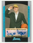 SASHA VUJACIC 2004-05 BOWMAN / RC ROOKIE AUTO / LOS ANGELES LAKERS