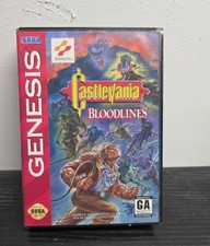 Castlevania: Bloodlines (Sega Genesis, 1994) No Manual Tested & Working